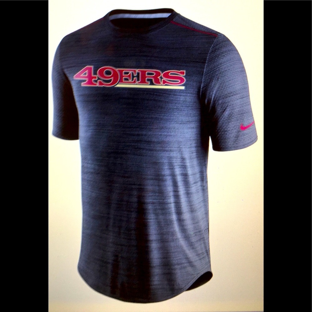San Francisco forty niners Nike BREATHE PLAYER TOP